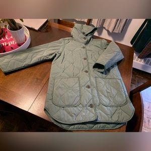 Hooded quilted utility coat from Old Navy